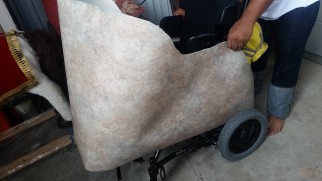Chariot Wheelchair Gladiator Costume