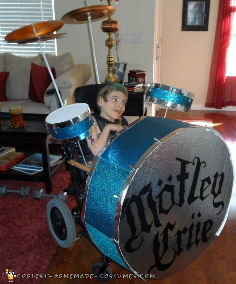 Drummer Wheelchair Costume