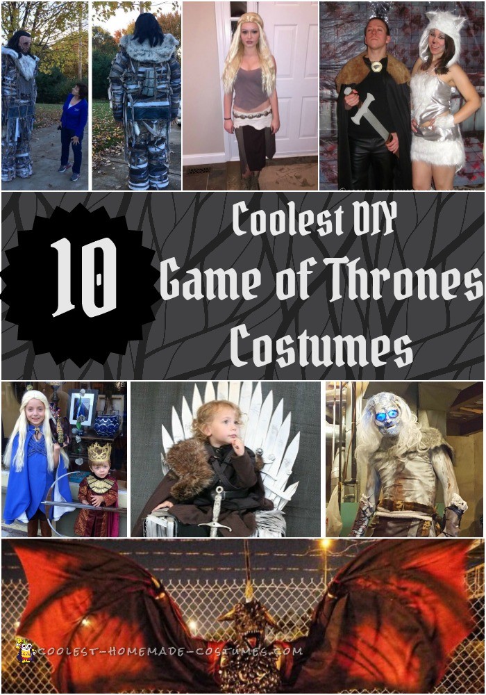 Homemade Game of Thrones Halloween costumes