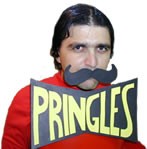 Pringles Man Homemade Costume Idea