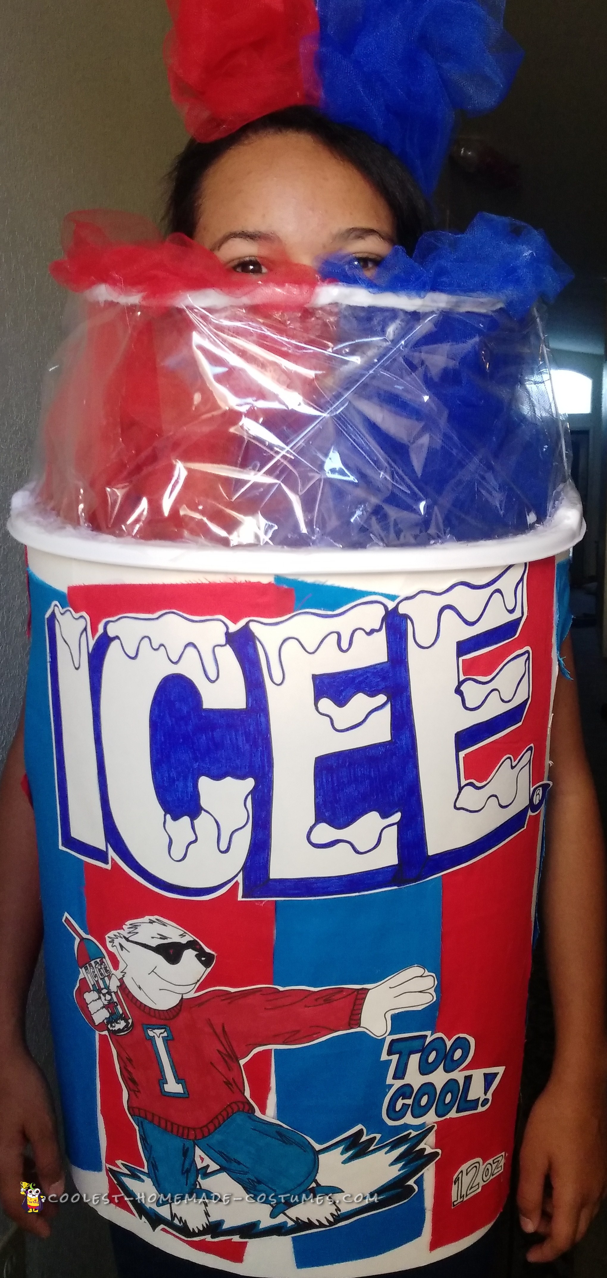 Awesome Homemade Icee Costume