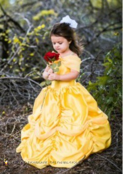 Stunning DIY Toddler Disney Halloween Costume: The Yellow Belle