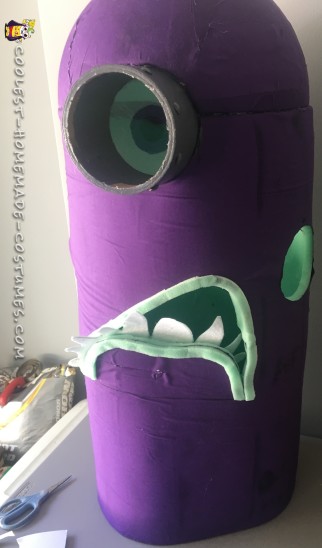 DIY Evil Purple Minion Costume