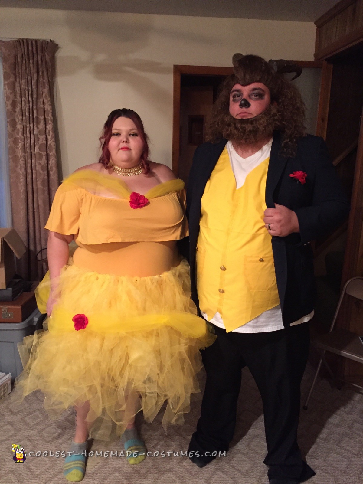 Belle of the Ball and her Beast Couple Costume