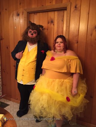 Belle of the Ball and her Beast Couple Costume