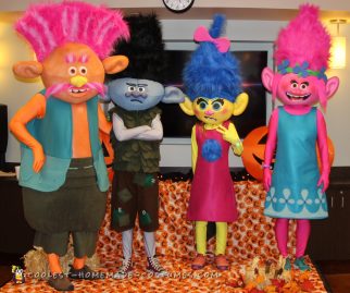 Coolest Trolls Family Costume - Awesome Trolls Costumes