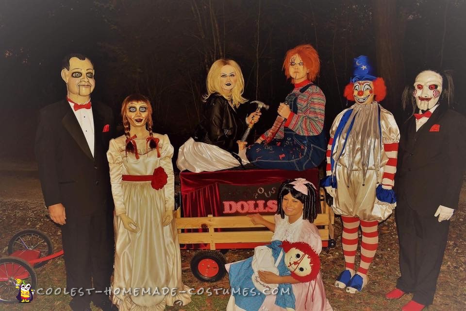 Coolest DIY Scary Doll Costumes for a Group