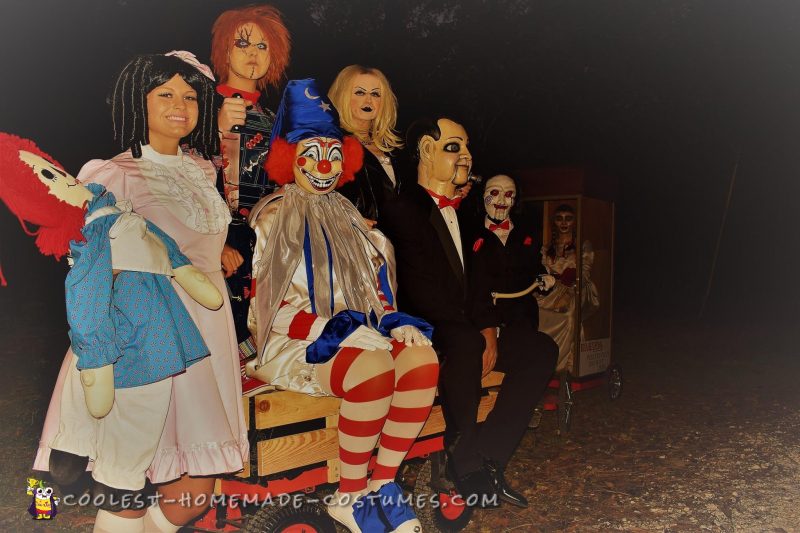 Coolest DIY Scary Doll Costumes for a Group