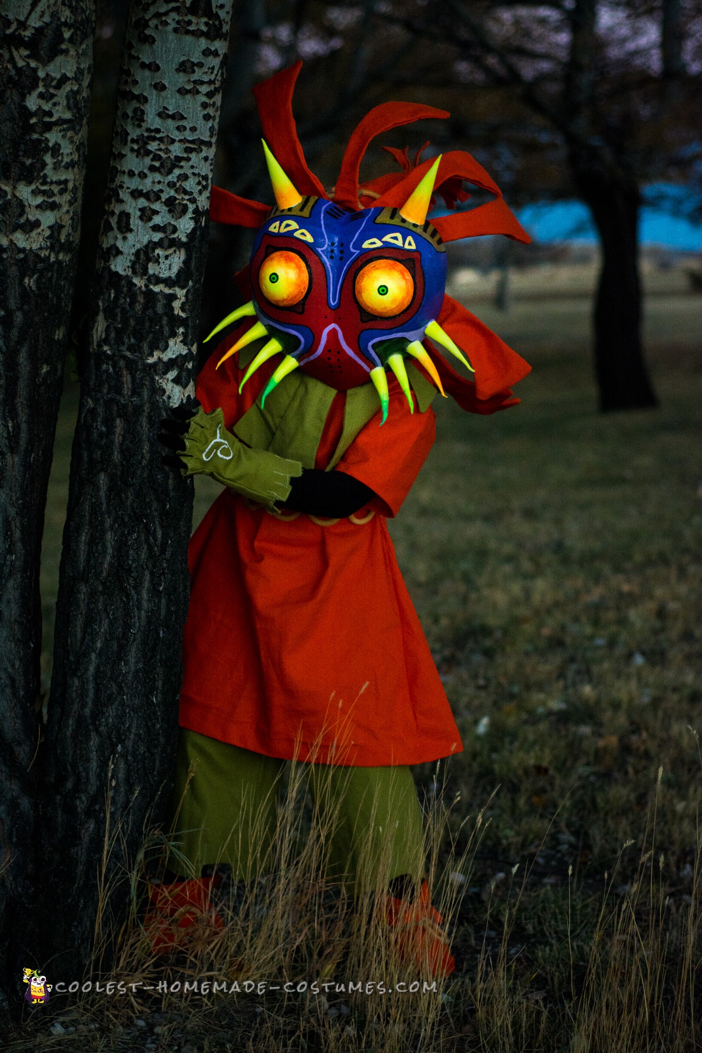 Showstopping Skull Kid Costume from Legend of Zelda!