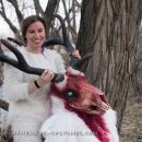 Spooky Homemade Costume - White Wendigo Forest Spirit