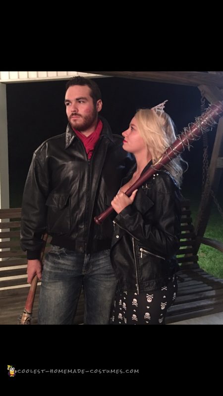 The hot Negan and his wife 