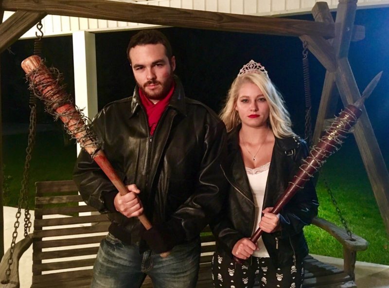 The hot Negan and his wife 