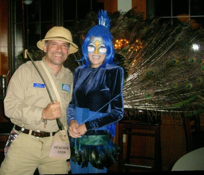 Zoo Keeper and Peacock Couple Costume