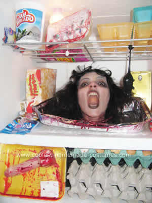 Head in Fridge Costume