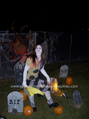 Jack Skellington and Sally Ragdoll Homemade Costumes 