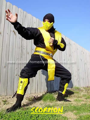 Coolest Homemade Mortal Kombat Scorpion Costume