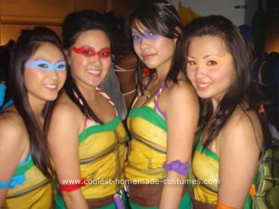 Homemade Ninja Turtles Costume