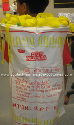 Noodle Cup Halloween Costume