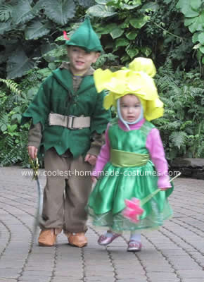 Coolest Homemade Peter Pan Family Costume