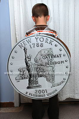  Quarter Coin Costume 