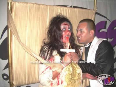  Reagan Mcneil and Priest Couple Costume 