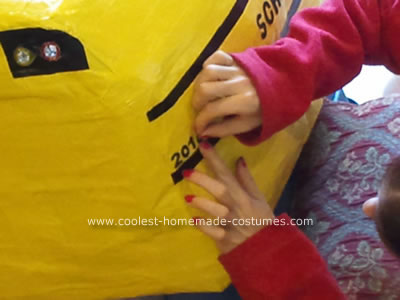 Coolest Homemade Yellow School Bus Halloween Costume