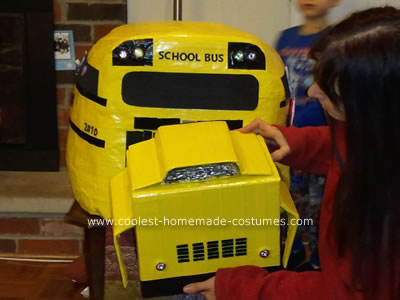 Coolest Homemade Yellow School Bus Halloween Costume