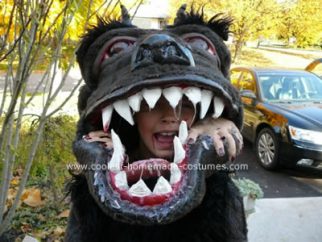 Coolest Homemade Swallowed by a Monster Costume