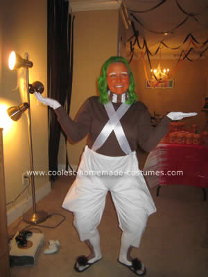  Willy Wonka and Oompa Loompa Couple Costume