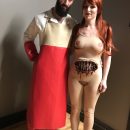 Cool DIY Broken Robot Host and Cleaner Westworld Couple Costume