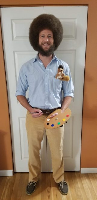 Bob ross dress best sale shirt