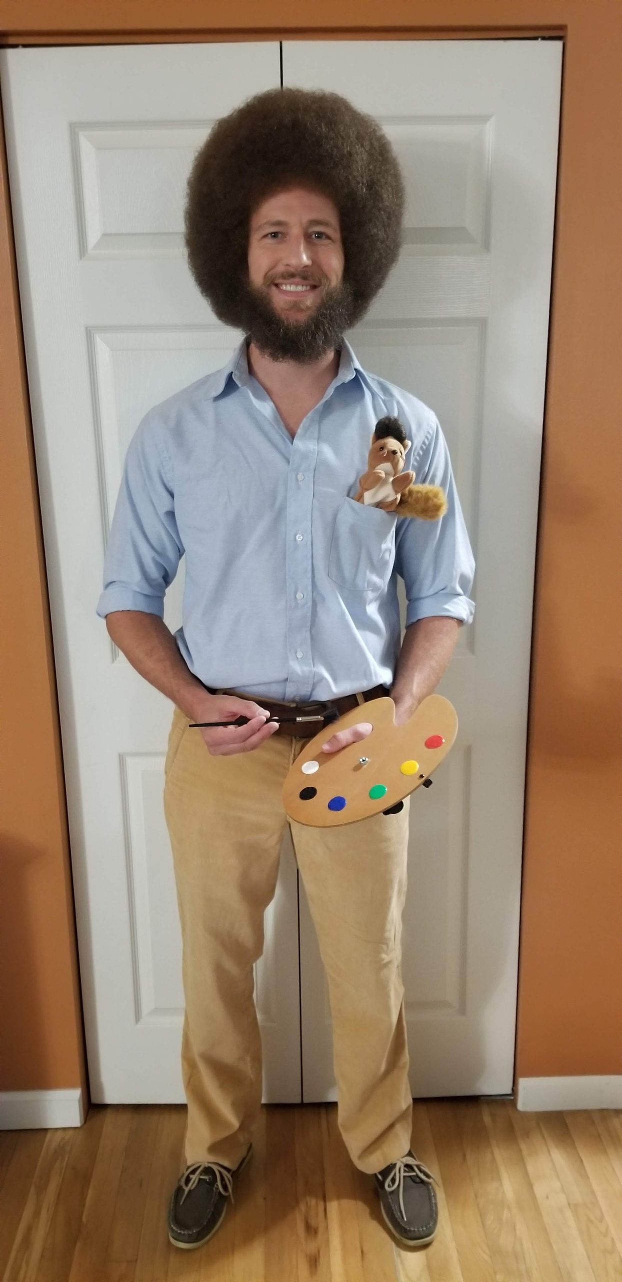 My All-Natural Bob Ross Costume