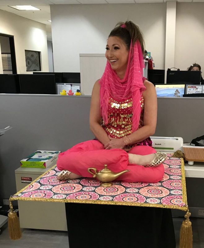 Contest-Winning DIY Floating Genie Costume