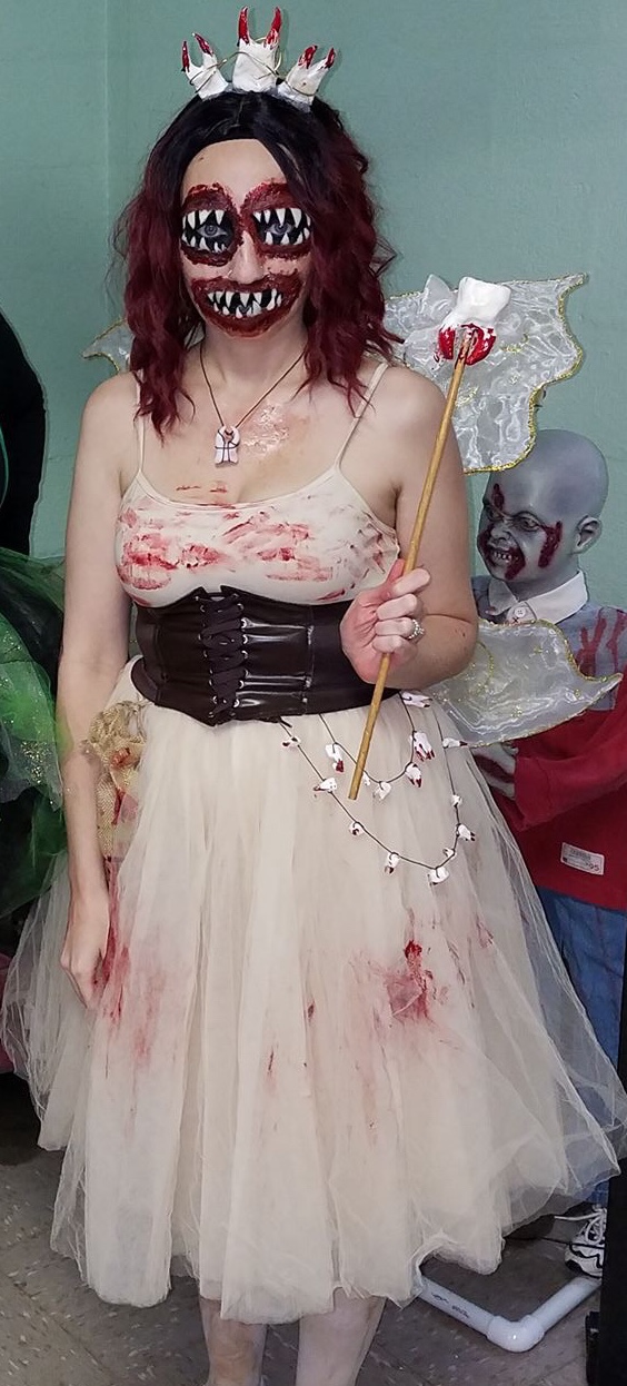 Scary DIY Tooth Fairy Costume