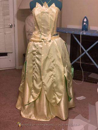 Coolest homemade princess tiana costume