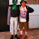 Fun Couple Costume: Alien and Tourist Shot in Area 51