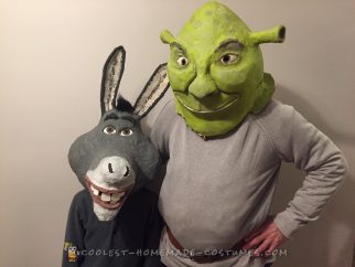 Awesome Homemade Shrek And Donkey Costumes 9 Years In The Making