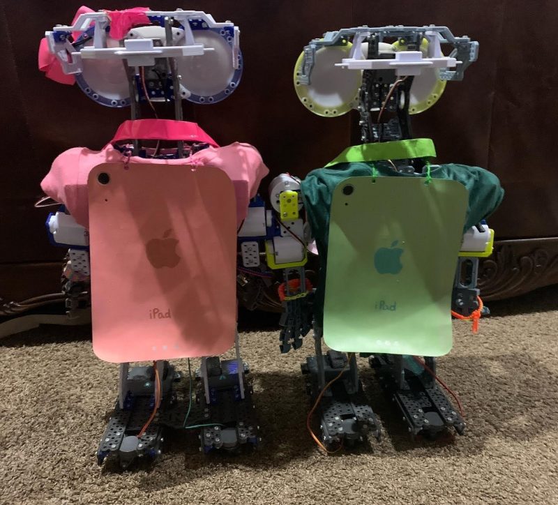 Easy and Cheap iPad Air Inspired Halloween Costumes for Meccanoid Robots