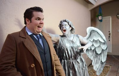 Homemade Weeping Angel Costume