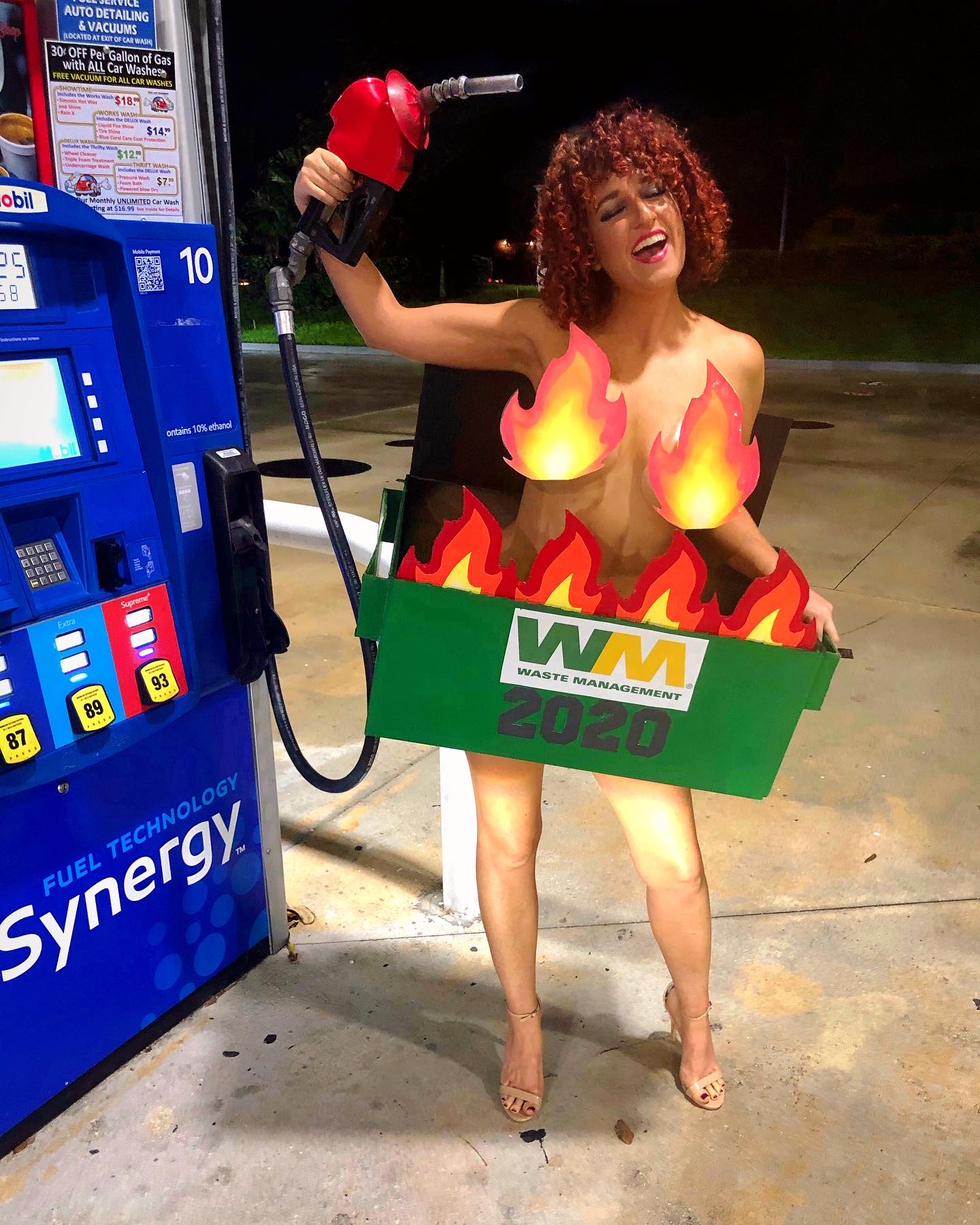 2020 Sexy Dumpster Fire Costume