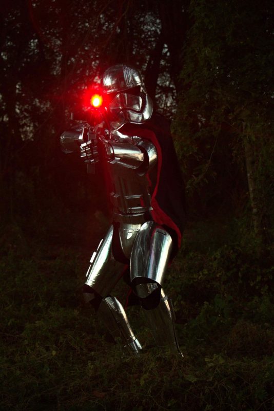 Awesome 3D-Printed Star Wars Captain Phasma and Kylo Ren Costumes