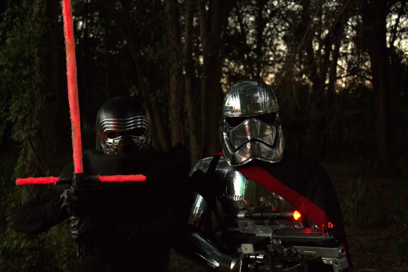 Awesome 3D-Printed Star Wars Captain Phasma and Kylo Ren Costumes