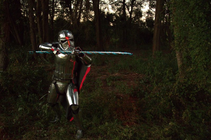 Awesome 3D-Printed Star Wars Captain Phasma and Kylo Ren Costumes