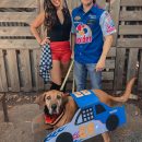 Nascar Couple + Dog Costume