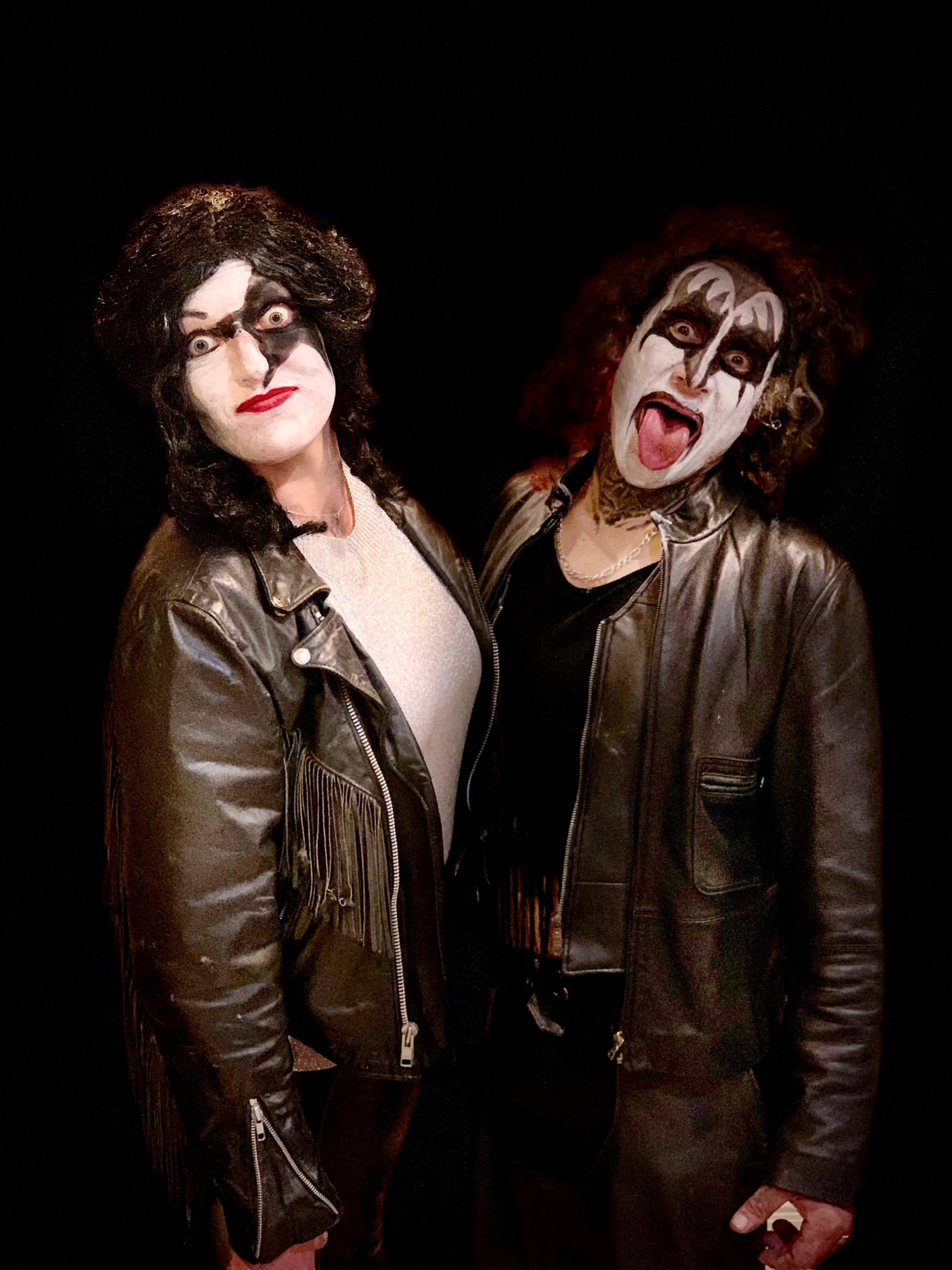 Cool Homemade KISS Simmons and the Star Child Couple Costume
