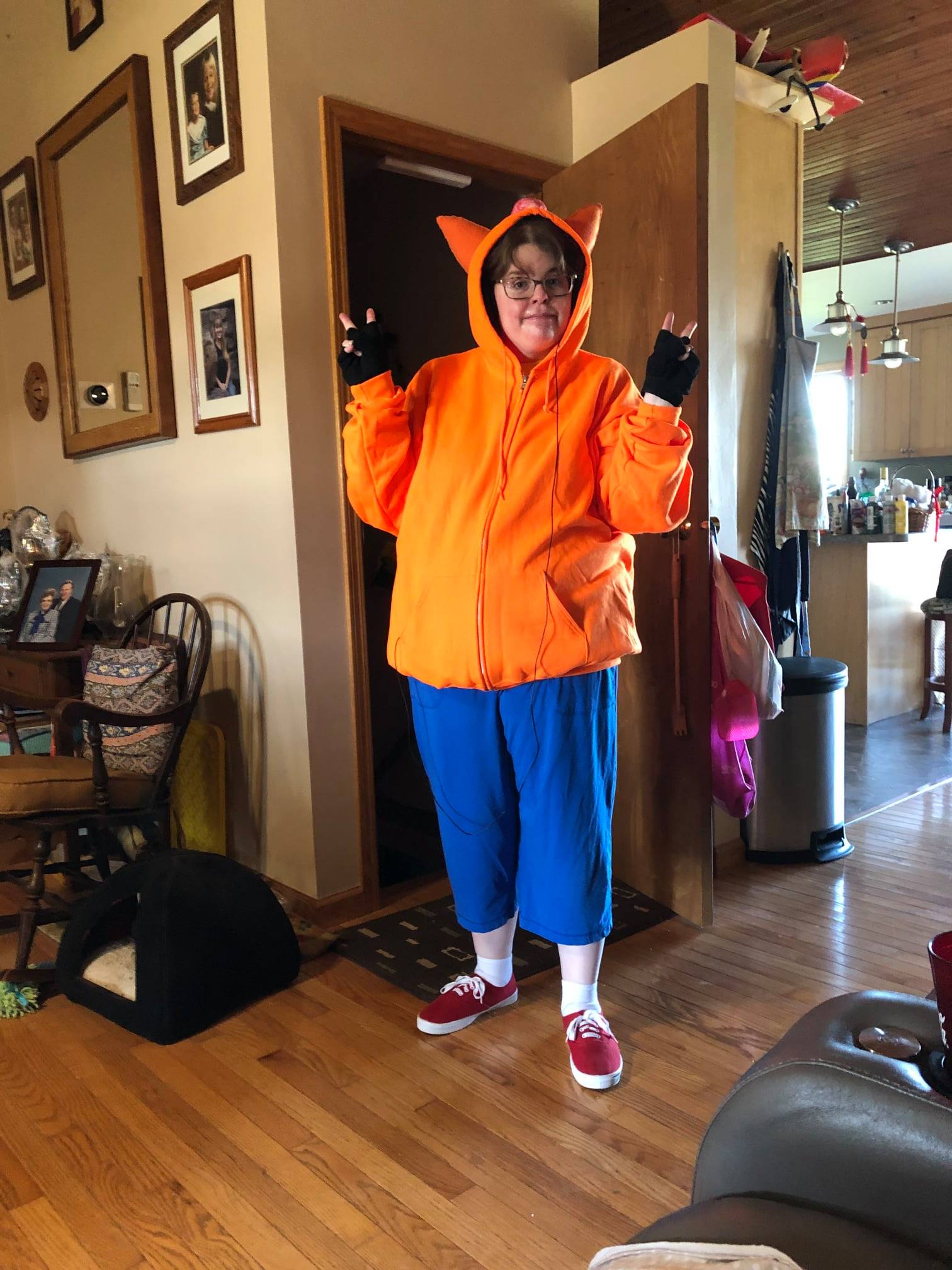 Crash Bandicoot costume during the quarantine!