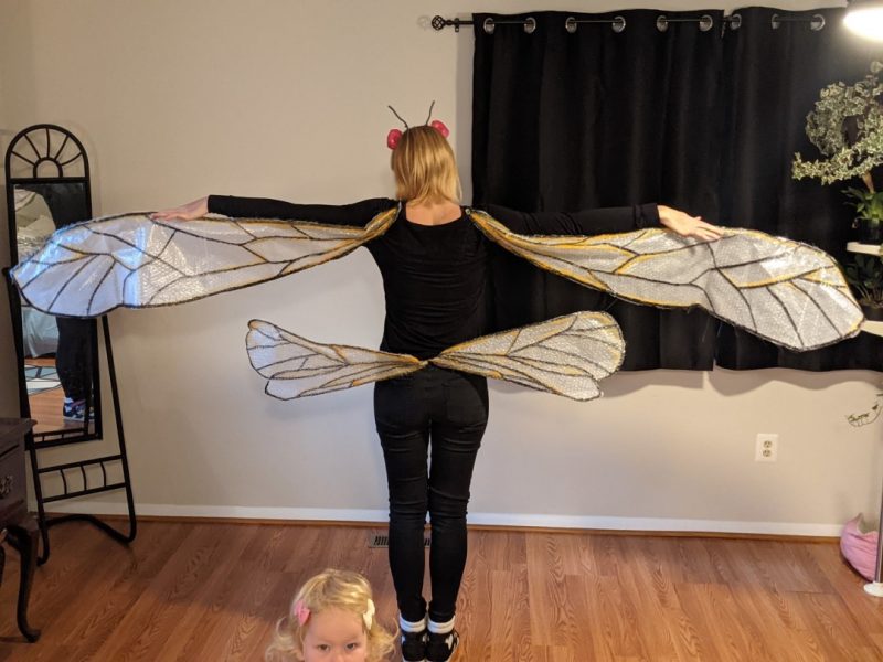 Coolest DIY Mother-Daughter Costume - Cicada and Nymph