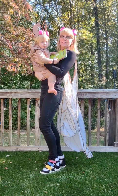 Coolest DIY Mother-Daughter Costume - Cicada and Nymph