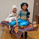 A ride on a magic carpet with Prince Ali? Or is it Aladdin?