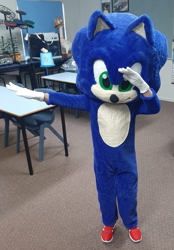 Coolest Ever Homemade Sonic Costume for a Boy